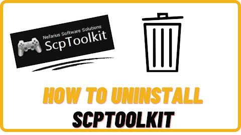 How To Uninstall SCPToolkit In Windows 10