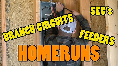 Homeruns, Feeders, Service Entrance Conductors, & Branch Circuits