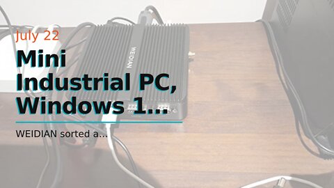 Mini Industrial PC, Windows 10 Pro 8GB DDR4 RAM 256GB SSD, Quad-Core Celeron J4125, 4K HD Mini...