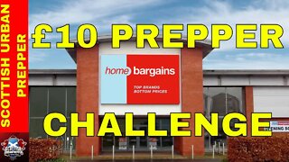 Prepping - Home Bargains £10 Challenge - Hygiene challenge