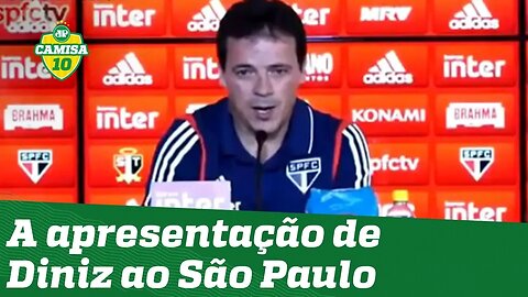 E as críticas da torcida? OLHA o que Fernando Diniz falou na apresentação ao São Paulo!