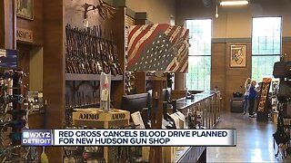 Red Cross cancels blood drive planned for New Hudson gun shop