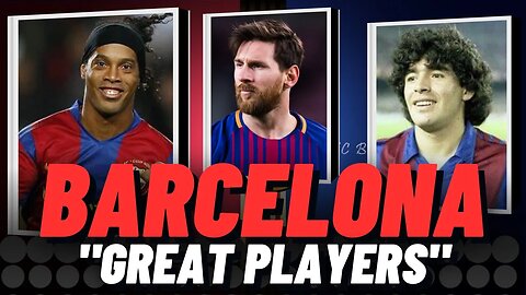 ⚽TOP 20 | LEGENDS OF BARCELONA OF ALL TIMES! #top20 #barcelona #greatplayers