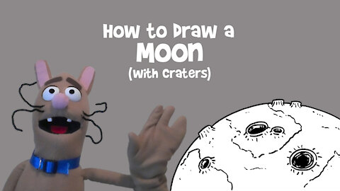 How to Draw a Moon (with Craters)