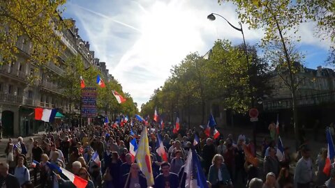 Rendez-vous de la Résistance, Place Denfert-Rochereau à Paris le 22 Octobre 2022 - Vidéo 5
