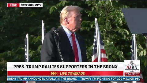 Bronx Crowd Breaks Into Build That Wall Chant