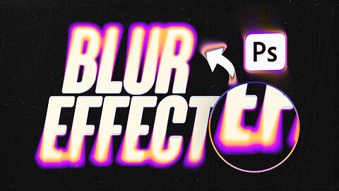 GRADIENT BLUR TEXT EFFECT! - Photoshop CC Tutorial