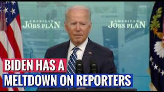 Reporter Asks About the Troops on the 4th of July - Biden Has Nuclear Nursing Home MELTDOWN