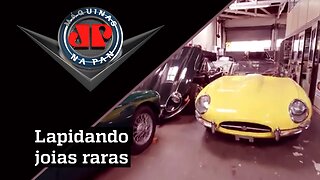 Clássicos da Jaguar e MG são restaurados no Máquinas na Pan