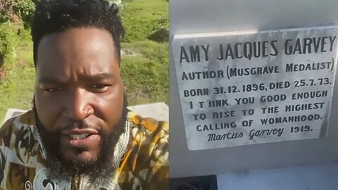 Dr Umar: AMY JACQUES GARVEY Gravesite (JAMAICA)