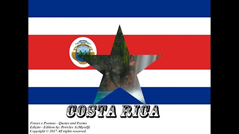 Bandeiras e fotos dos países do mundo: Costa Rica [Frases e Poemas]
