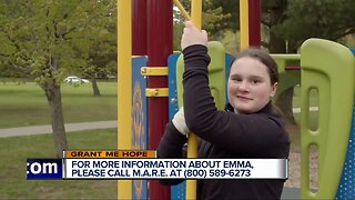Emma wants to be adopted by parents who are 'kind and caring'
