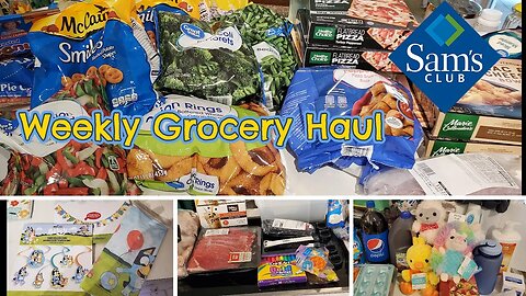 $400 Haul | Sams Haul / Aldi Haul / Walmart Haul | Family of 5 | Birthday decorations