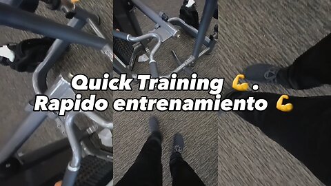 Quick entrenamiento de Domingo a tope. Vlog.