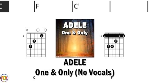 ADELE One & Only FCN GUITAR CHORDS & LYRICS NO VOCALS