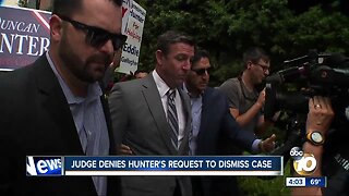 Judge won't dismiss charges against Congressman Duncan Hunter