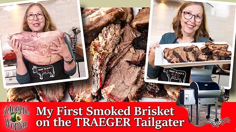 My First Smoked Brisket on Traeger Tailgater Grill | Did I Do it Right!?