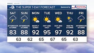 Denver7 Weather Action Day for the Colorado high country through Sunday