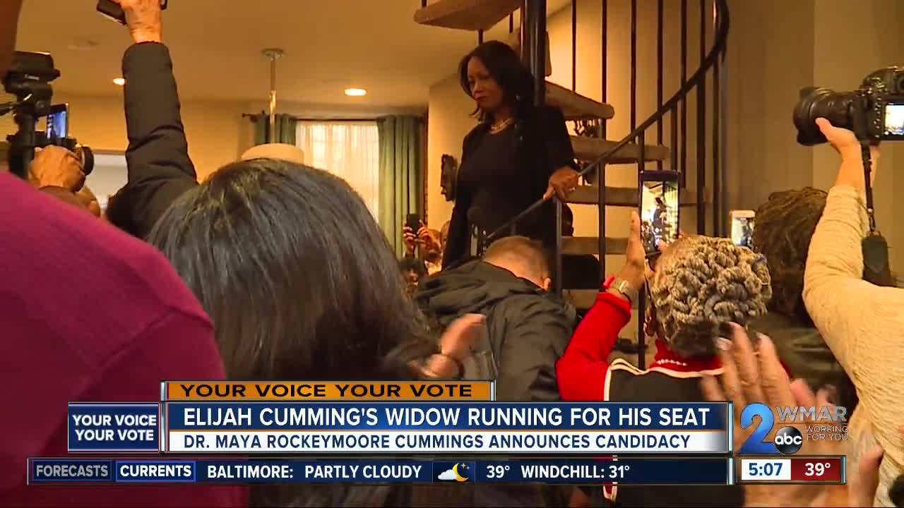 Maya Rockeymoore Cummings running for late husband's Congressional seat