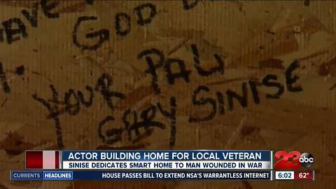 Actor Building Home For Local Veteran