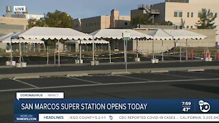 North County super vaccination station opens in San Marcos