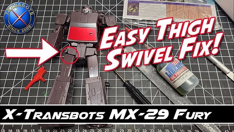 X-Transbots MX-29 Fury Easy Thigh Swivel Fix