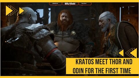 Kratos Meet Thor And Odin For the First Time