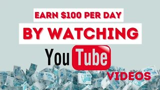 GET PAID $100 By Watching Youtube Uideos ( FREE PAYPALMONEY )