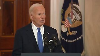 Biden continues his downward spiral and reads completely from the teleprompter