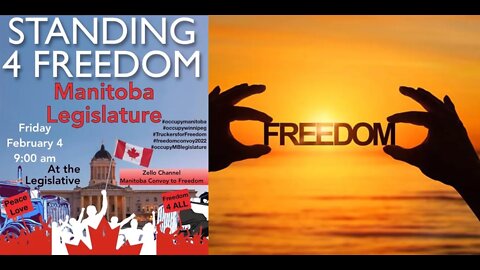 Update on the Freedom Convoy will be at Manitoba Legislative #FreedomConvoy2022