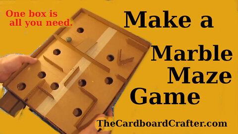 Make a Marble Tilt Game out of a cardboard box
