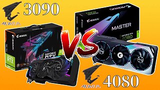 RTX 3090 vs RTX 4080: Aorus Master Ultimate Physical Showdown