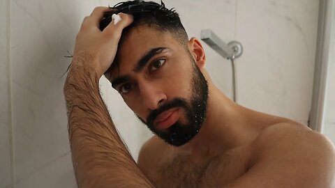 ASMR Male Model Hair Care Tutorial | Showering With Me