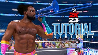 WWE 2K23 GAMEPLAY TUTORIAL & FIRST MATCH!!