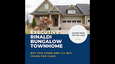 Executive Rinaldi Bungalow Townhome For Sale