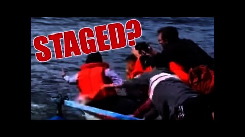 Staged Video Shows 'Refugee' Fake Drowning