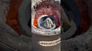 #melting #lead with the #devilforge #metalcasting #belgium