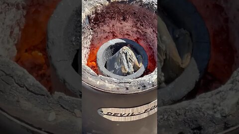 #melting #lead with the #devilforge #metalcasting #belgium