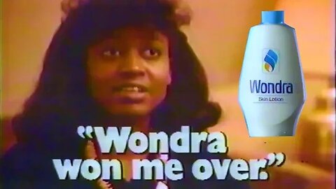 "Wonder Won Me Over" 80's TV Commercial Lotion