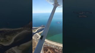 Flying Over Old Orchard Beach, Maine