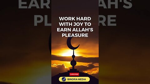 🤲 Work hard with joy to earn Allah's pleasure 🌙 #shorts