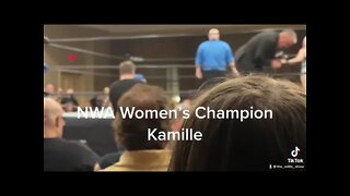 NWA Women’s Champion Kamille Entrance at The Gathering 2 Wrestling Fanfest