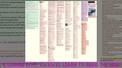 Q LOUNGE LIVE: 10/30/22 LEARN TO READ THE MAP