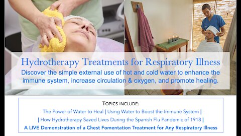 Hydrotherapy for Respiratory Illnesses with Chest Fomentation & Hot Foot Bath Treatment Demo