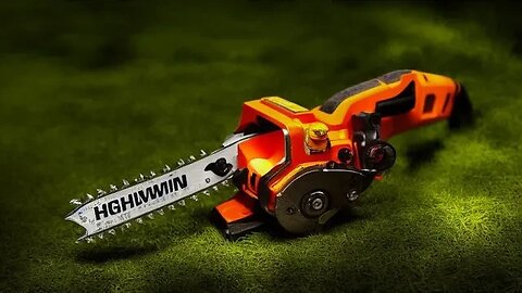 Mini Chainsaw 8 Inch with Oil filling port, Cordless Mini Chainsaw Battery Powered 10000mAh