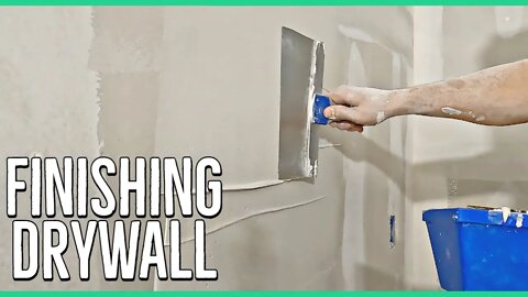 Finishing Drywall ||Garage to Living Area Conversion||