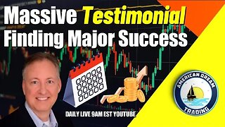Massive Testimonial Finding Major Success Stock Market Success Story