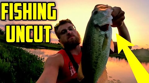 RAW and UNCUT! Bass Fishing a Small POND!