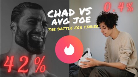 CHAD vs Average Joe. Tinder experiments, Foodie dates, 80-20, Dark Triad traits and the 99.99% issue