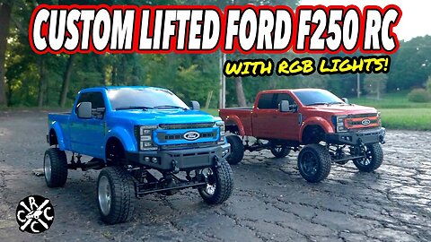 Custom LIfted FORD F250 RC with KG1 Wheels and Fury Tires!
